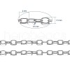 Brass Cable Chains CHC-034Y-P-NF-6