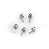 Brass Micro Pave Clear Cubic Zirconia Head Pins BAPE-PW0001-08B-P-1