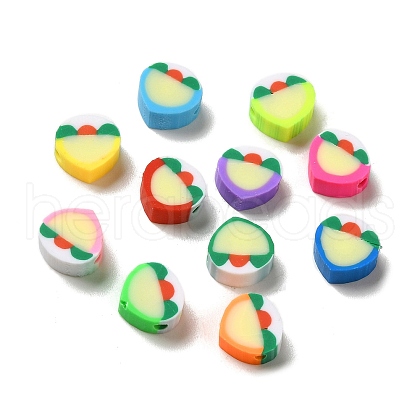 Handmade Polymer Clay Beads CLAY-C005-02-1