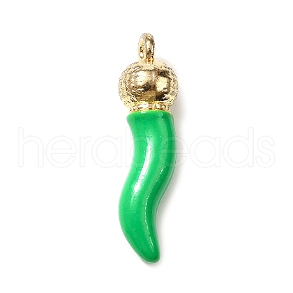 Opaque Resin Pendants RESI-V004-01C-1