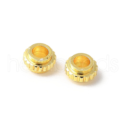 Brass Spacer Beads KK-U067-02G-1
