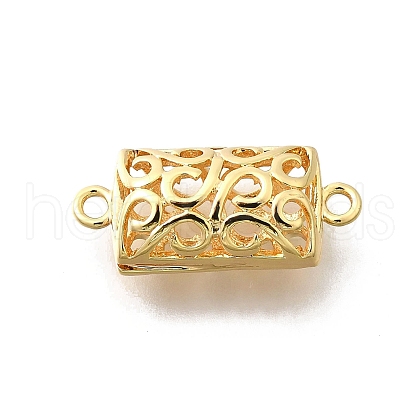 Brass Connector Charms KK-E792-04G-1