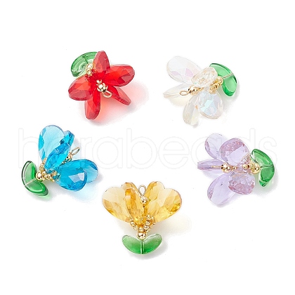 Glass Pendants PALLOY-MZ00744-1