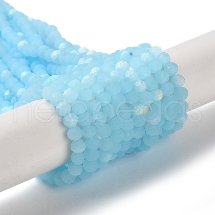 Imitation Jade Glass Beads Strands EGLA-A034-J4mm-MB06-1