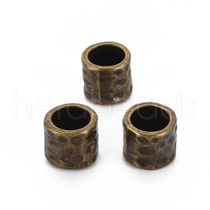 Tibetan Style Alloy European Beads TIBEB-N005-038-1