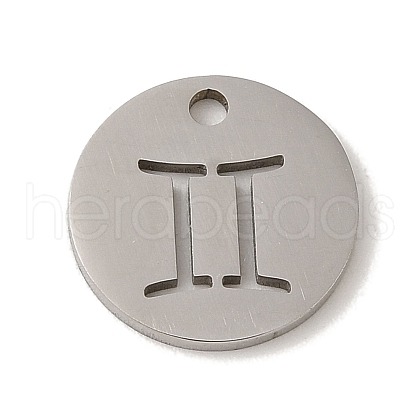 Non-Tarnish 201 Stainless Steel Charms STAS-E217-10P-11-1