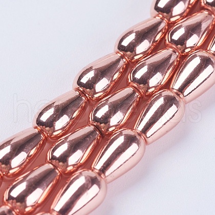 Electroplate Non-magnetic Synthetic Hematite Beads Strands G-F553-03D-RG-1