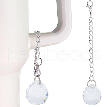 SUNNYCLUE 2Pcs Round Resin Pendant Decoration HJEW-SC0001-69-1