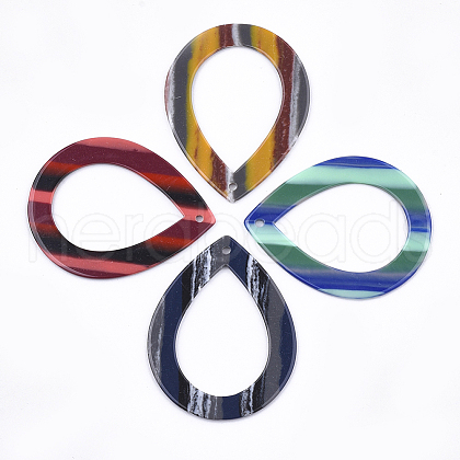 Resin Pendants RESI-T022-01-1