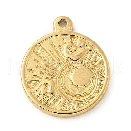 304 Stainless Steel Pendants STAS-I322-03G-1