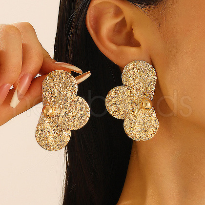 Alloy Stud Earrings WG24519-02-1