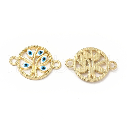 Alloy Enamel Connector Charms FIND-H039-18G-B-1