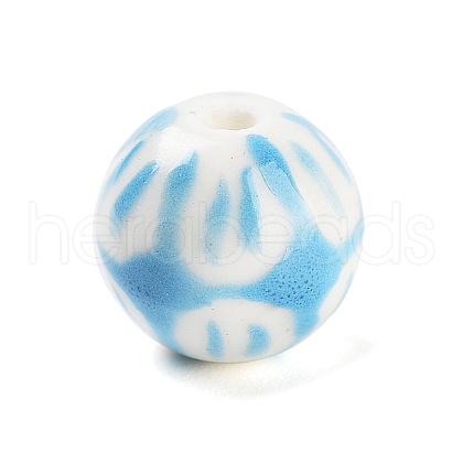 Handmade Porcelain Beads PORC-O005-05-1
