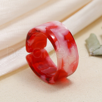 Blooming Acrylic Cuff Rings FS-WGC1E19-11-1