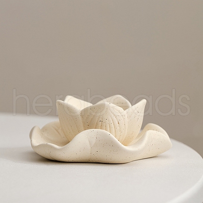 Lotus Ceramic Candle Holder PW-WG4E573-08-1