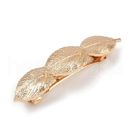Alloy with Iron Clip Hair Barrettes PHAR-G014-01B-G-1