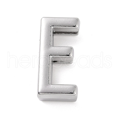Alloy Letter Slide Charms FIND-A023-17E-1
