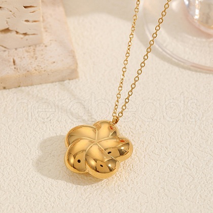 Stainless Steel Pendant Necklaces for Women UV6839-5-1