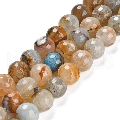 Natural Agate Beads Strands G-L595-A01-01F-1