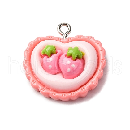 Opaque Resin Pendants RESI-V011-01E-1