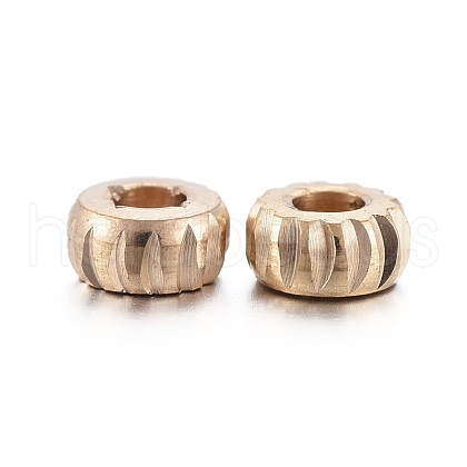 Brass Spacer Beads KK-I674-10C-1