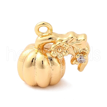 Brass Rhinestone Pendants KK-E793-20G-1