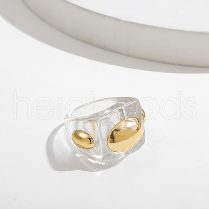 Sweet Style Resin Plastic Finger Rings FS-WG19313-10-1