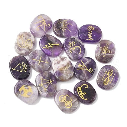 16Pcs 16 Styles Natural Amethyst Display Decorations G-F786-02A-01-1