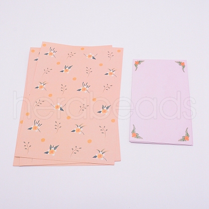 Paper Envelopes & Letter Papers Set DIY-WH0204-62H-1