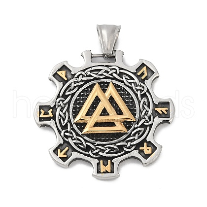 316 Surgical Stainless Steel Pendants STAS-D304-14AS-1