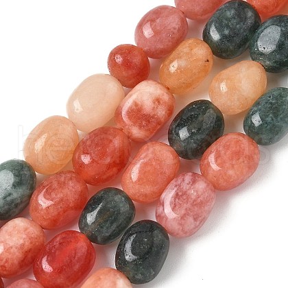 Dyed Natural Malaysia Jade Beads Strands G-P528-I08-01-1