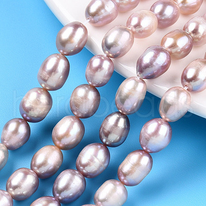 Natural Cultured Freshwater Pearl Beads Strands PEAR-N012-07P-1