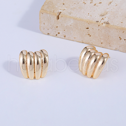Banana Brass Stud Earrings GV0616-1