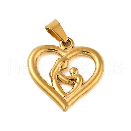 Ion Plating(IP) 304 Stainless Steel Pendants STAS-C103-20C-G-1