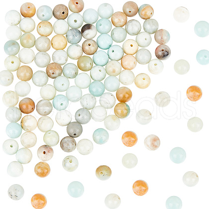 DICOSMETIC 2 Strands Natural Flower Amazonite Beads Strands G-DC0001-39-1