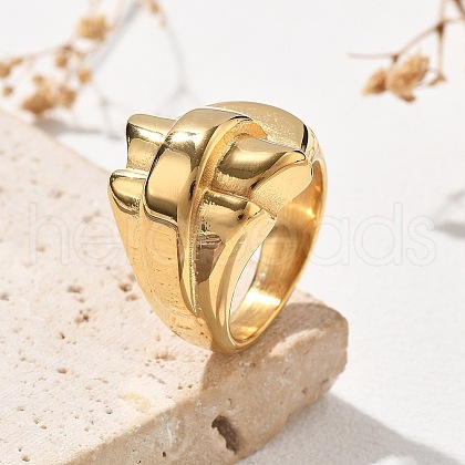 304 Stainless Steel Finger Rings RJEW-Q012-15G-1