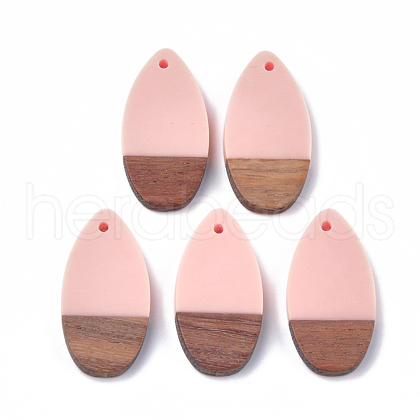 Resin & Wood Pendants X-RESI-S358-16B-1