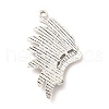 Retro Alloy Big Pendants TIBEP-L020-02AS-2