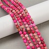 Dyed Natural Regalite/Imperial Jasper/Sea Sediment Jasper Beads Strands G-B124-C04-01-2