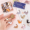SUNNYCLUE 32Pcs 8 Colors Rack Plating Alloy Enamel Pendants FIND-SC0012-08-3