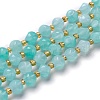 Natural Amazonite Beads Strand G-M367-34A-1