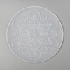 DIY Round Divination Compass  Silicone Molds DIY-P006-32-2