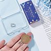 SUNNYCLUE 2Pcs 925 Sterling Silver Spring Gate Rings STER-SC0001-40B-3