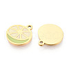 304 Stainless Steel Enamel Charms STAS-T065-56G-01-2
