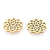 304 Stainless Steel Filigree Joiners Links STAS-T044-40G-1