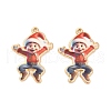 Christmas Alloy Enamel Pendants ENAM-K069-44D-G-1