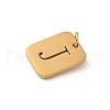 304 Stainless Steel Charms STAS-R001-01G-J-2