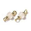 Natural Quartz Crystal Connector Charms FIND-C046-03A-G-2