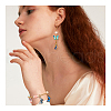 Printed Alloy Enamel Big Pendants PALLOY-PH0013-41-6
