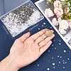 Beebeecraft 800Pcs 2 Styles  304 Stainless Steel Flat Round Blank Peg Stud Earring Findings FIND-BBC0003-52-3